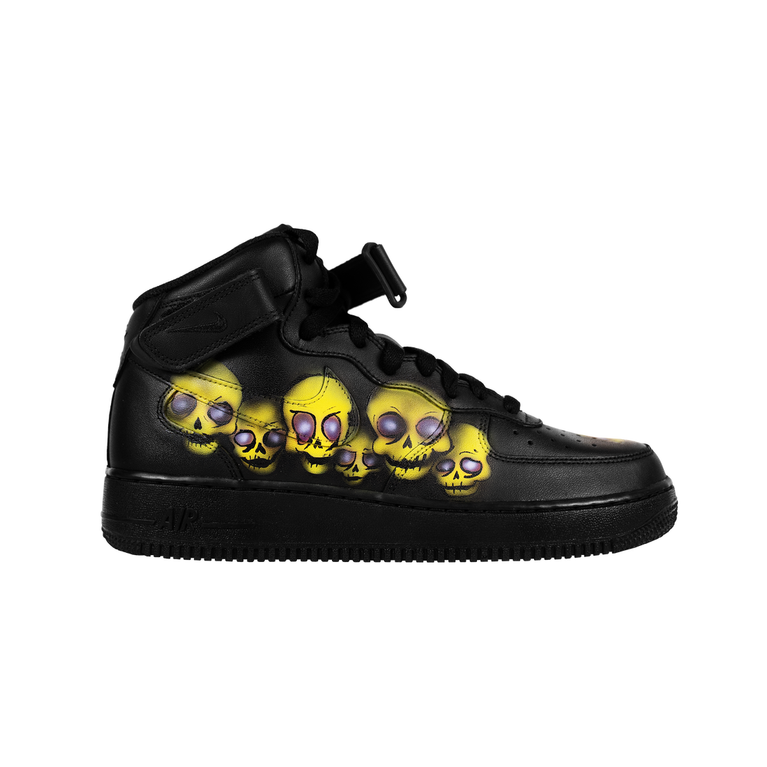 Boneheads Customized Nike Air Force One Mid [Black]