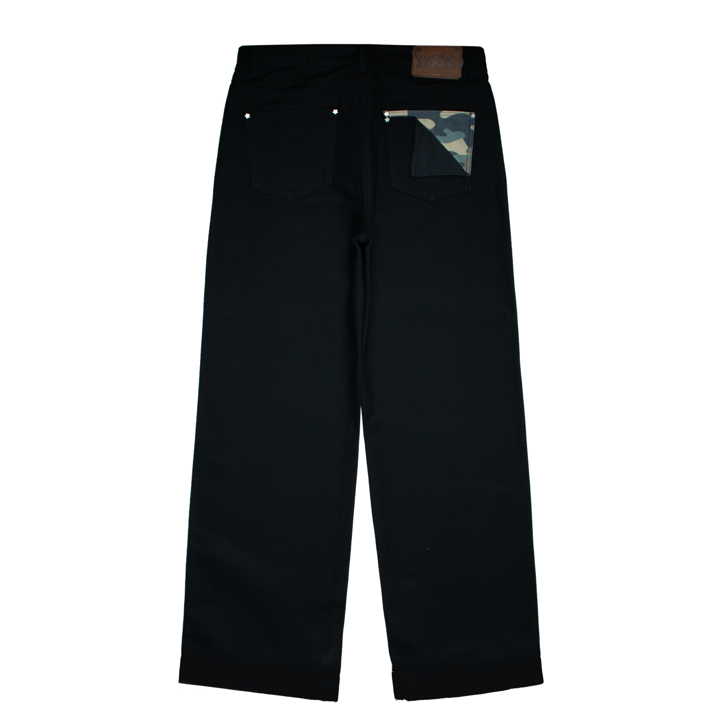 Double Pocket Pants [Black/Camo]