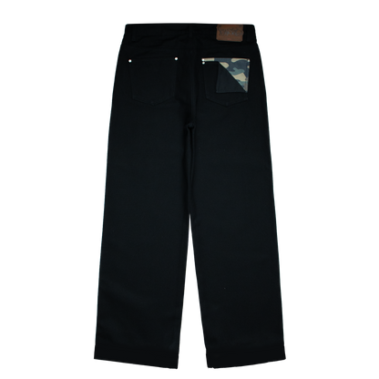 Double Pocket Pants [Black/Camo]