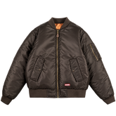 Reverse Bomber Jacket [Brown/Orange]