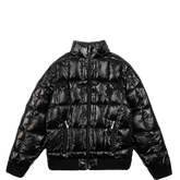 Quilted Slim Puffer Jacket [Black]