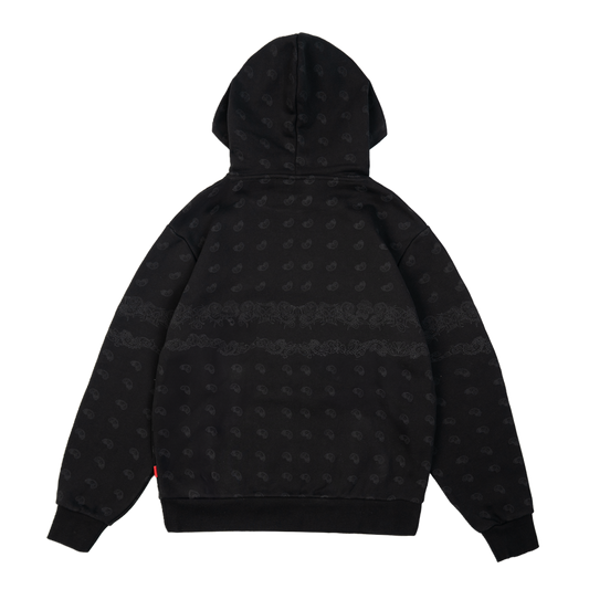 Paisley Hoodie [Black]