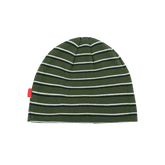 Striped Skull Beanie [Moss Green]