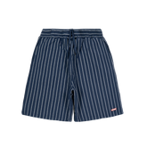 Pinstripe Sweatshorts [Navy]