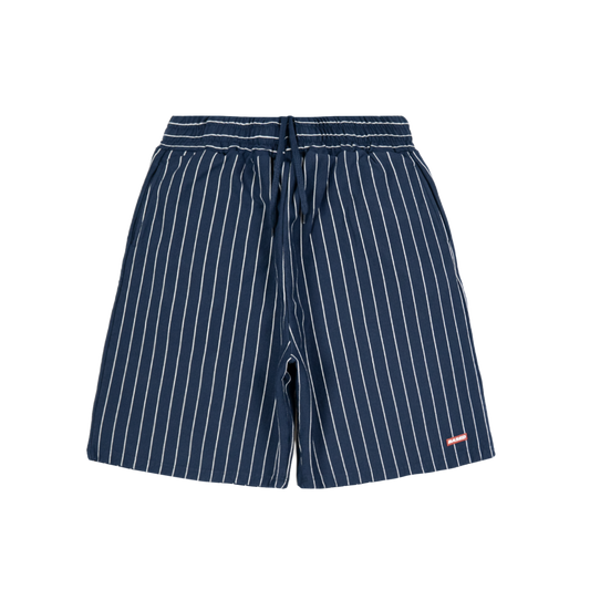 Pinstripe Sweatshorts [Navy]