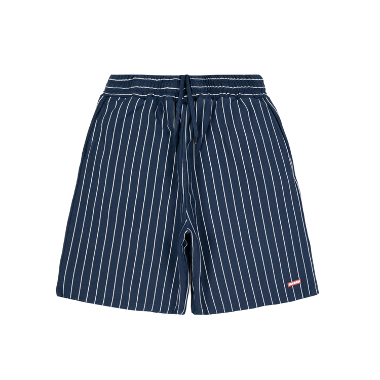 Pinstripe Sweatshorts [Navy]