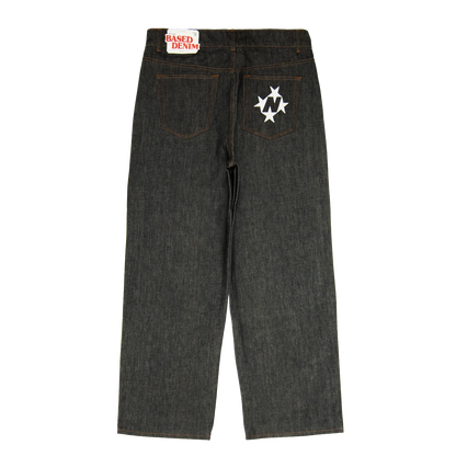 Shining Stars Jeans [Raw Black]