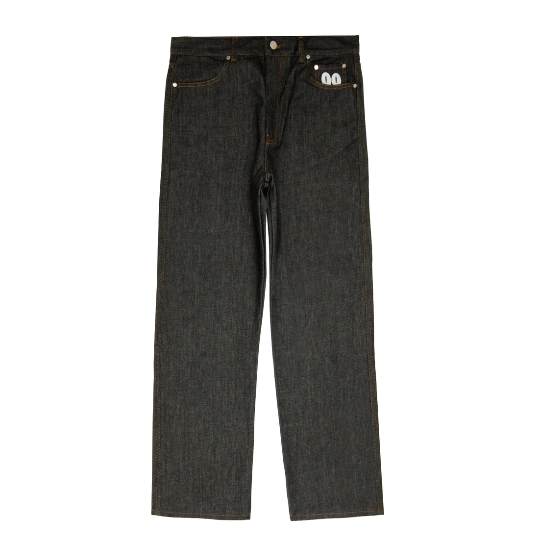 Classic Straight Leg Jeans [Raw Black]