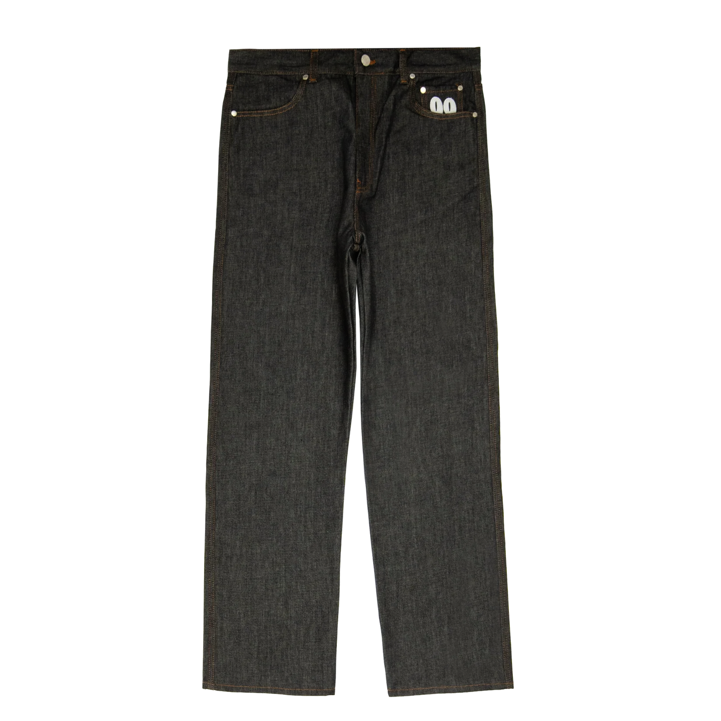 Classic Straight Leg Jeans [Raw Black]