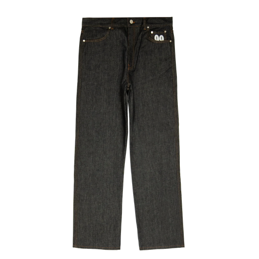 Classic Straight Leg Jeans [Raw Black]