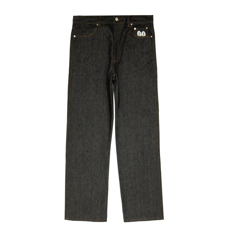 Classic Straight Leg Jeans [Raw Black]