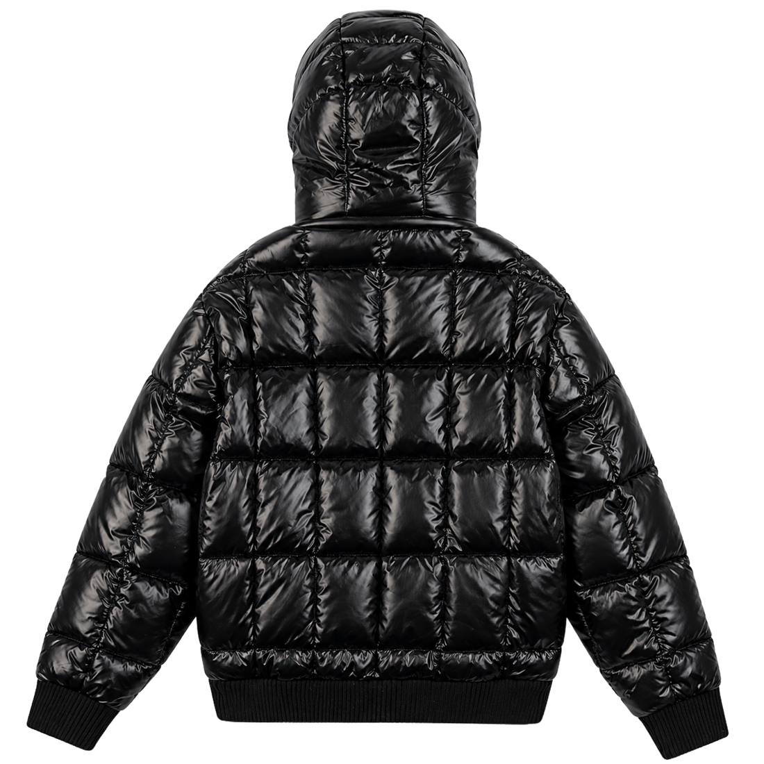 Quilted Slim Puffer Jacket [Black]