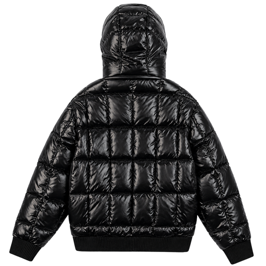Quilted Slim Puffer Jacket [Black]