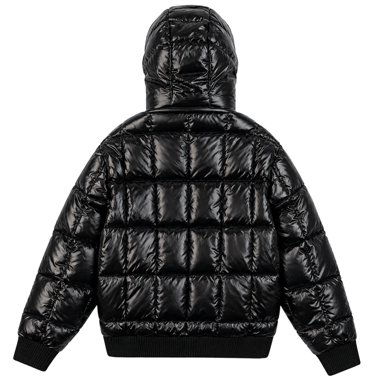 Quilted Slim Puffer Jacket [Black]