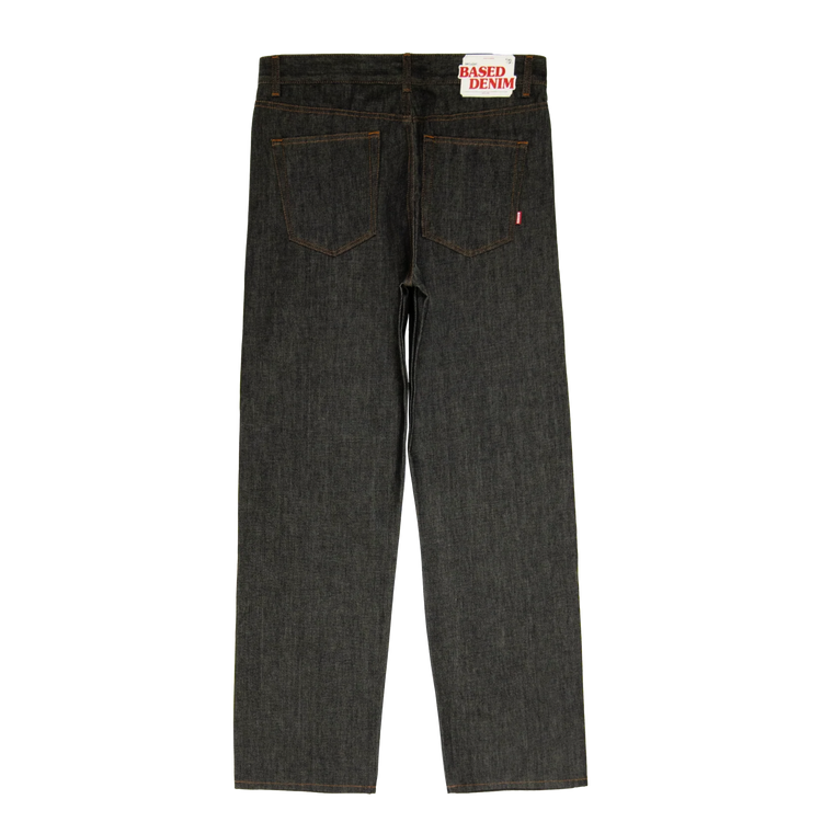 Classic Straight Leg Jeans [Raw Black]