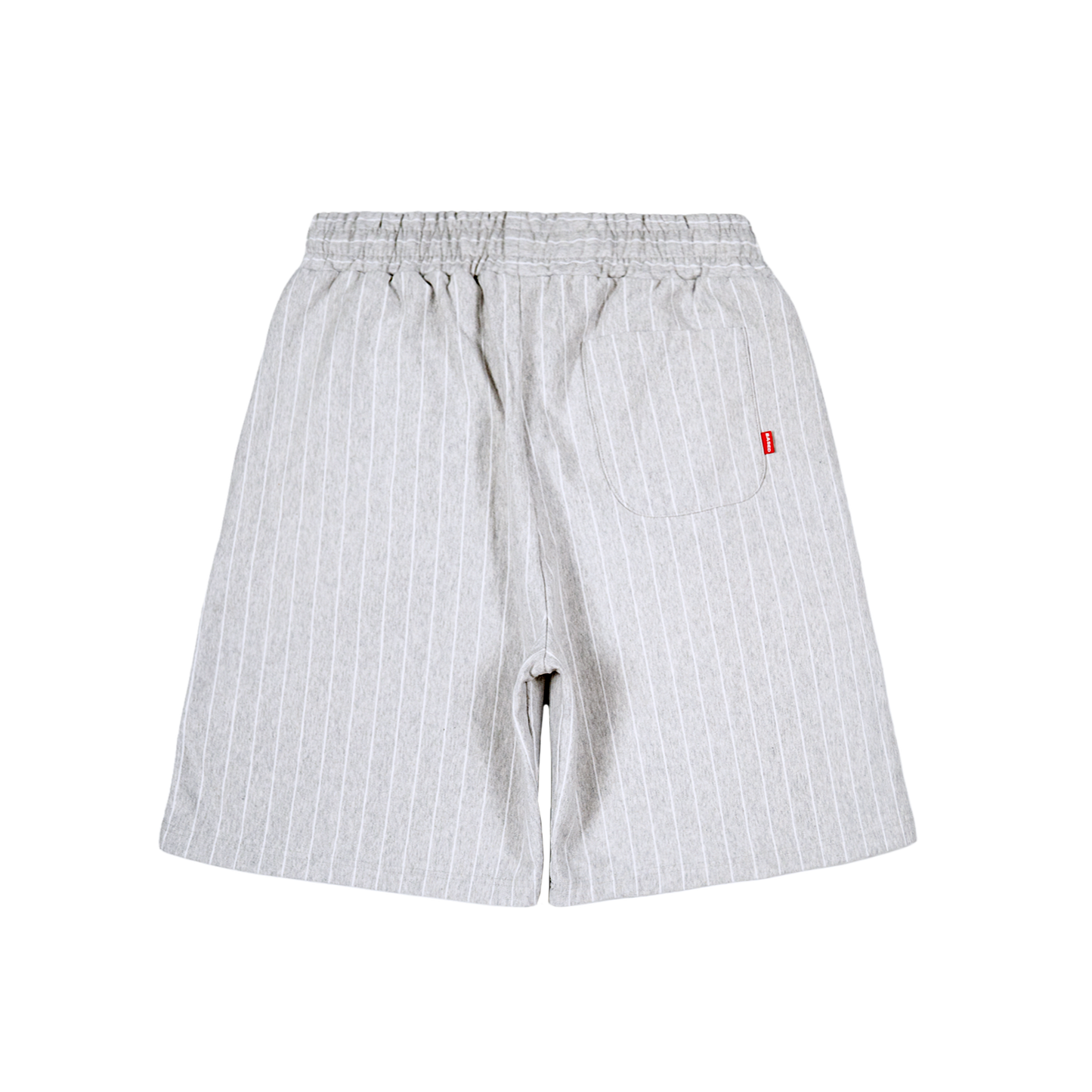 Pinstripe Sweatshorts [Grey Melange]