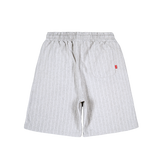 Pinstripe Sweatshorts [Grey Melange]