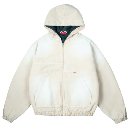 Work Canvas Jacket [Washed Beige]