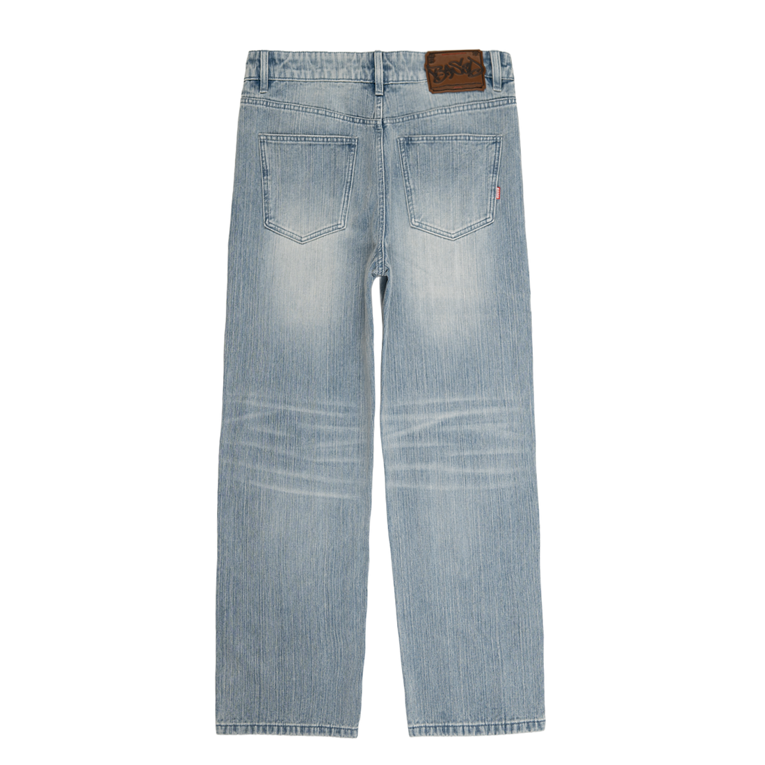 Classic Straight Leg Jeans [Aged Light Blue]
