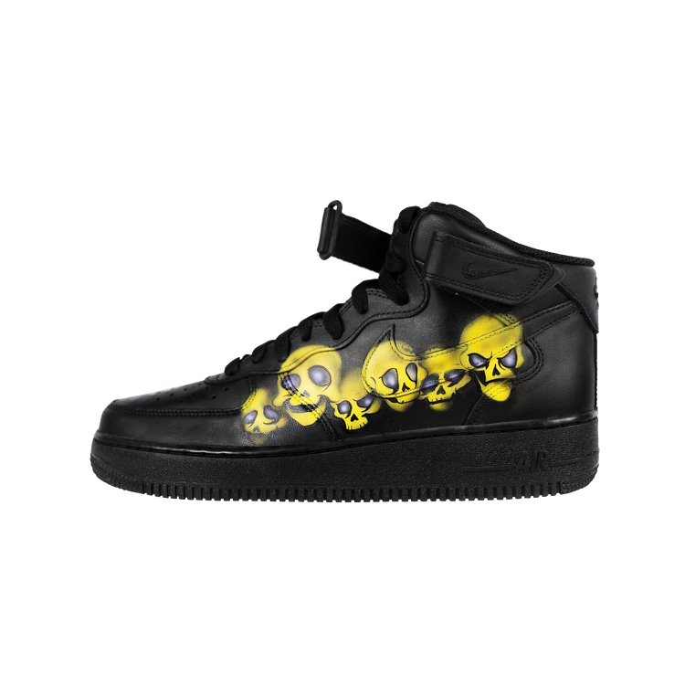 Boneheads Customized Nike Air Force One Mid [Black]