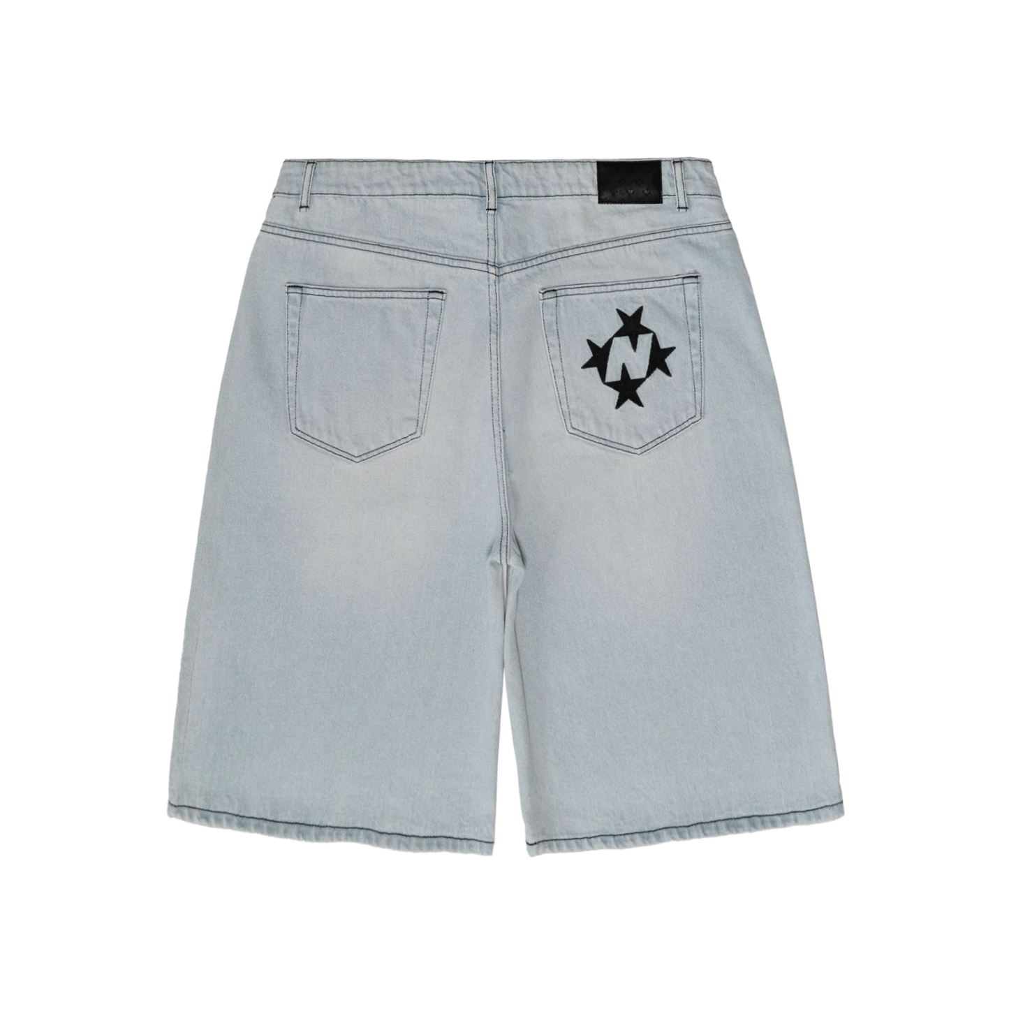 Shining Stars Denim Shorts [Light Blue]