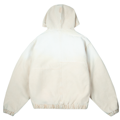 Work Canvas Jacket [Washed Beige]