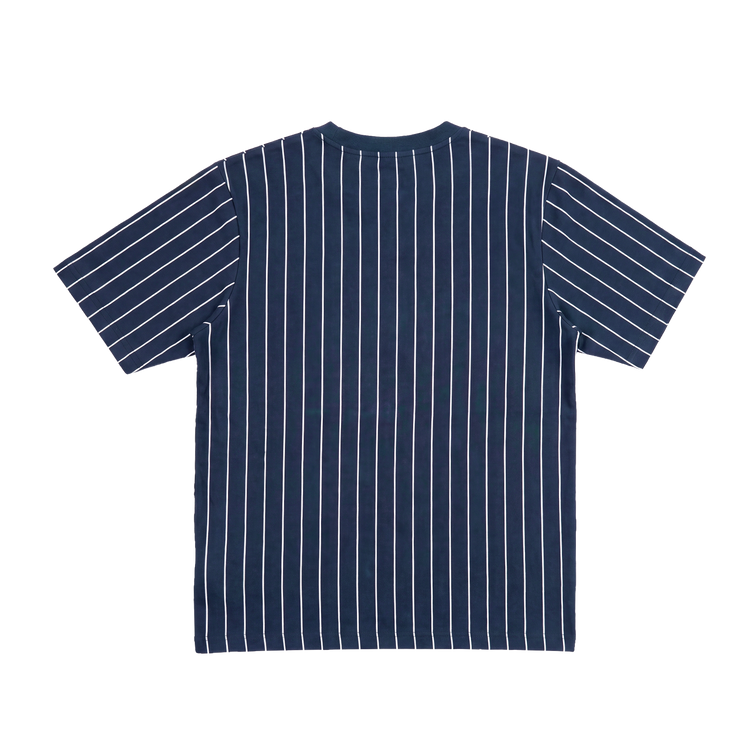 Pinstripe Slim T-Shirt [Navy]