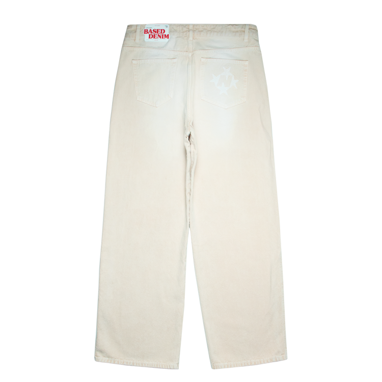Shining Stars Jeans [Washed Beige]
