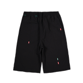 Tagged Out Nylon Shorts [Black]