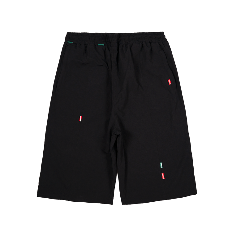 Tagged Out Nylon Shorts [Black]