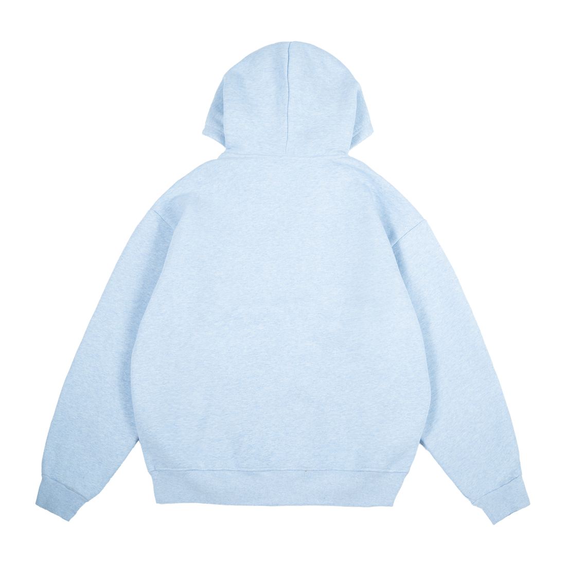 Logo Zip Hoodie [Babyblue Melange]