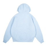 Logo Zip Hoodie [Babyblue Melange]