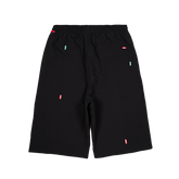 Tagged Out Nylon Shorts [Black]