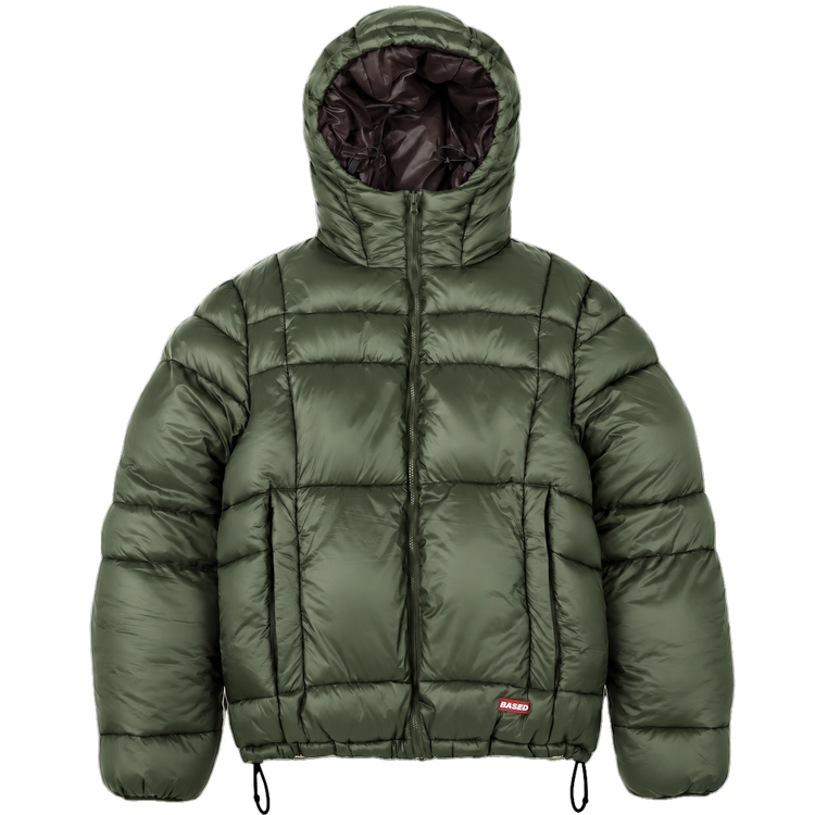 Reverse Puffer Jacket V2 [Olive/Brown]