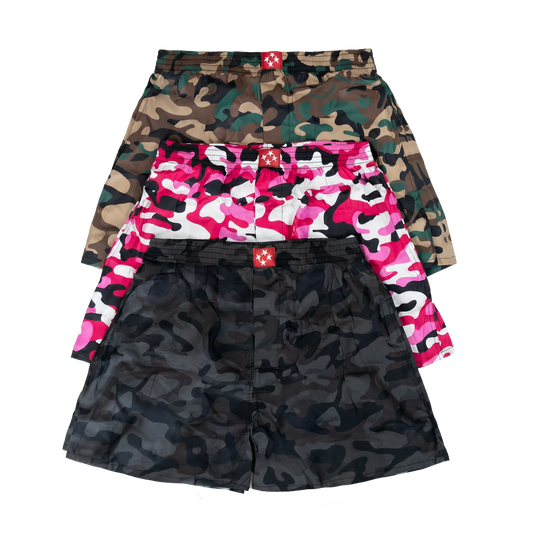 Box Logo Boxershorts 3-Pack [Camo]
