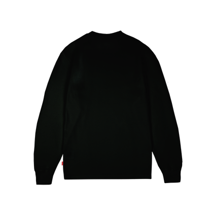 Stamps Slim Waffle Longsleeve [Black]