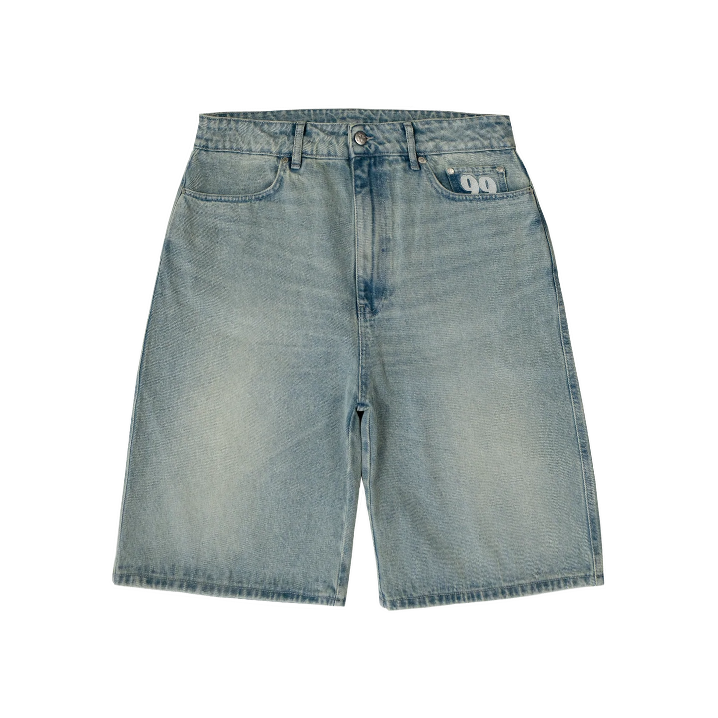 Shining Stars Denim Shorts [Old Light Blue]