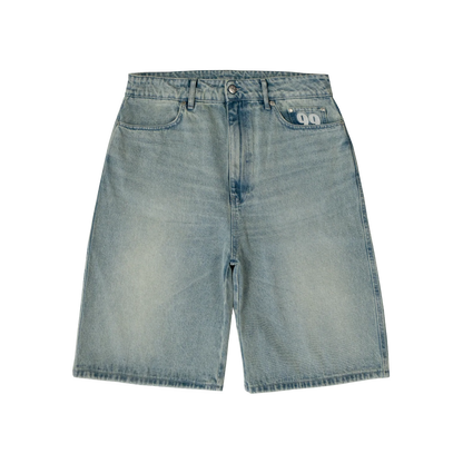Shining Stars Denim Shorts [Old Light Blue]