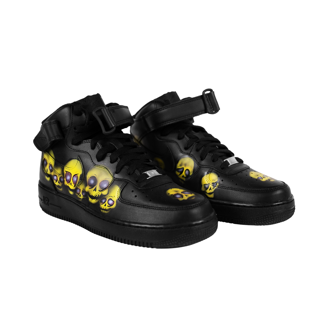 Boneheads Customized Nike Air Force One Mid [Black]