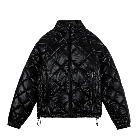 Daily Slim Puffer Jacket [Black]