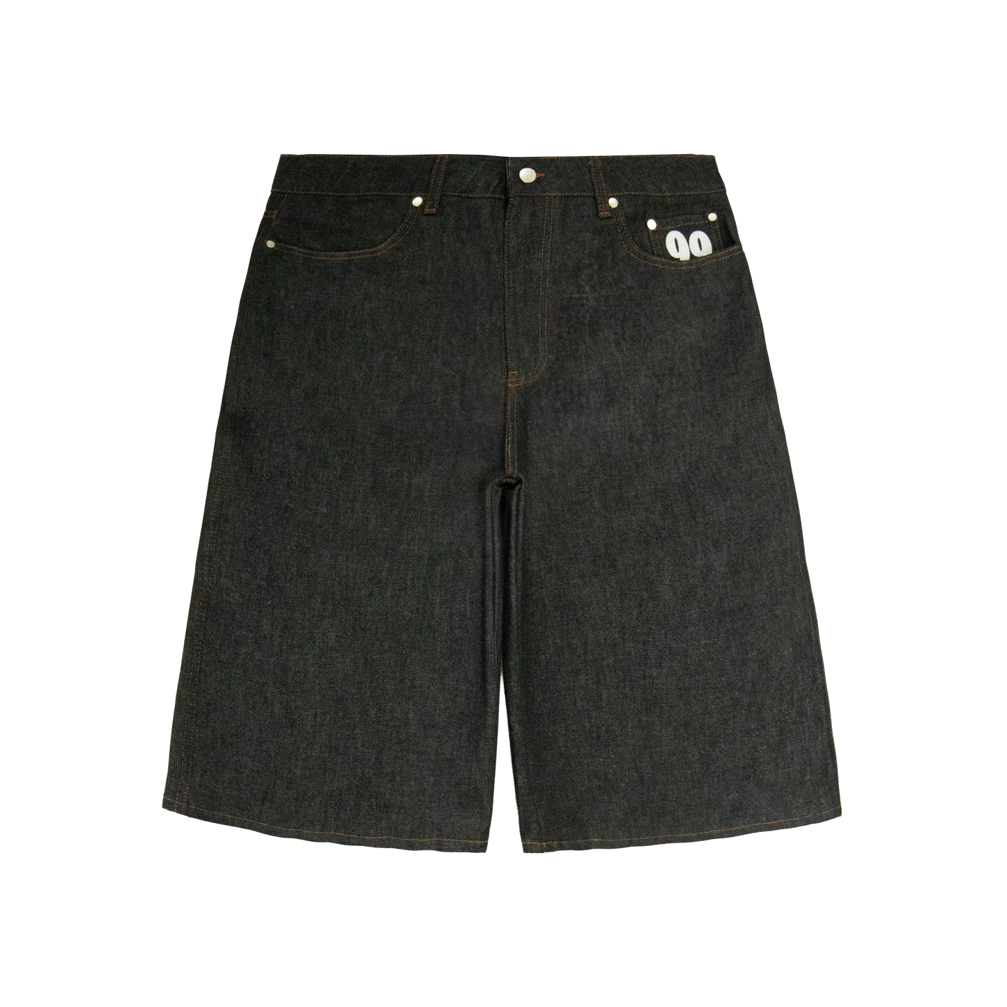 Shining Stars Denim Shorts [Raw Black]