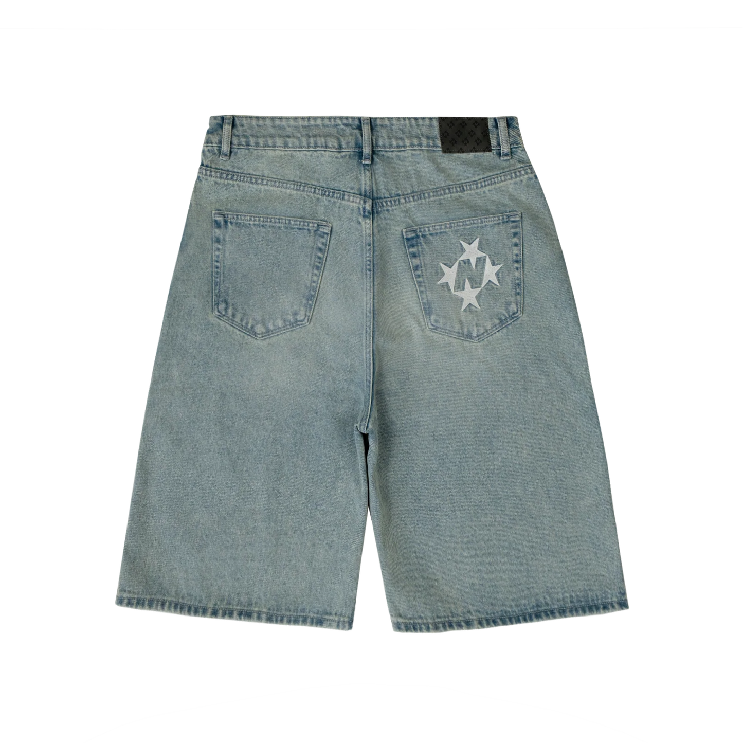 Shining Stars Denim Shorts [Old Light Blue]