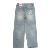 Shining Stars Jeans [Aged Light Blue]