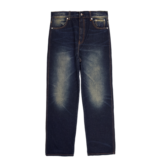 Classic Straight Leg Jeans [Dark Indigo Dune]