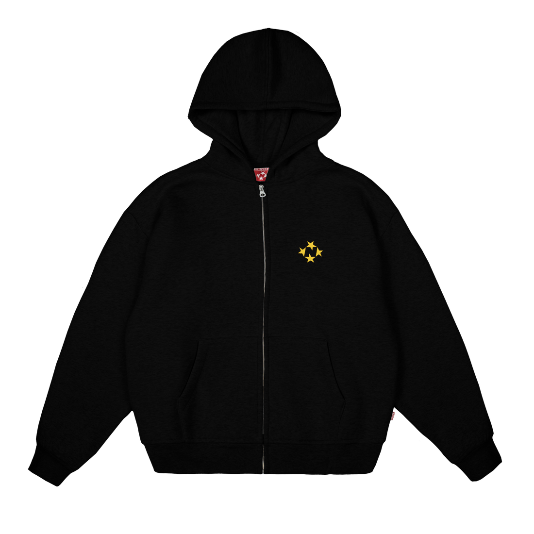 Logo Zip Hoodie [Black/Yellow]