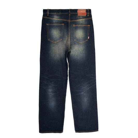 Classic Straight Leg Jeans [Dark Indigo Dune]
