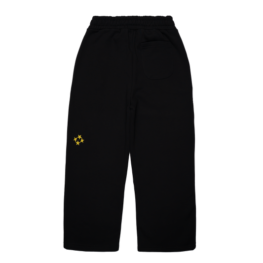 Logo Sweatpants [Black/Yellow]
