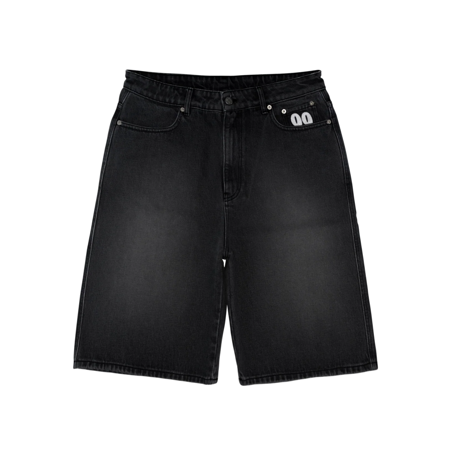Shining Stars Denim Shorts [Washed Black]