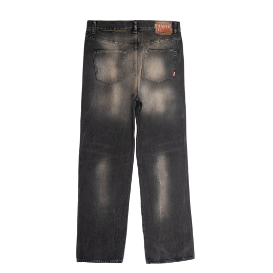 Classic Straight Leg Jeans [Black Lunar]