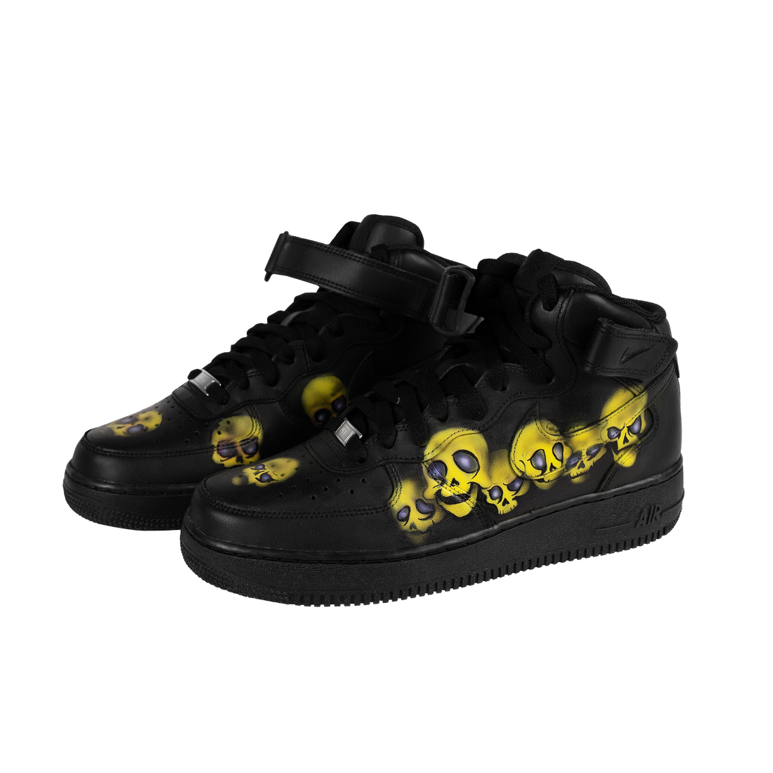 Boneheads Customized Nike Air Force One Mid [Black]